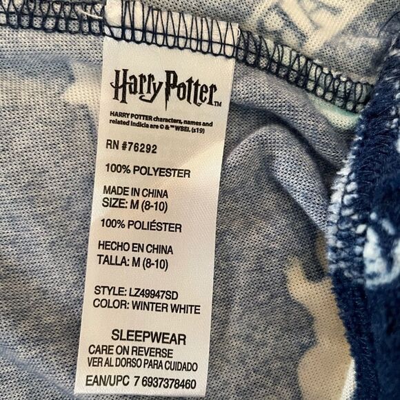 Harry Potter Fleece Unisex Pajama Pants - Picture 5 of 5